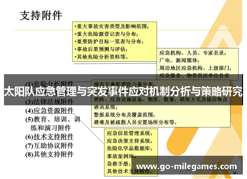 太阳队应急管理与突发事件应对机制分析与策略研究